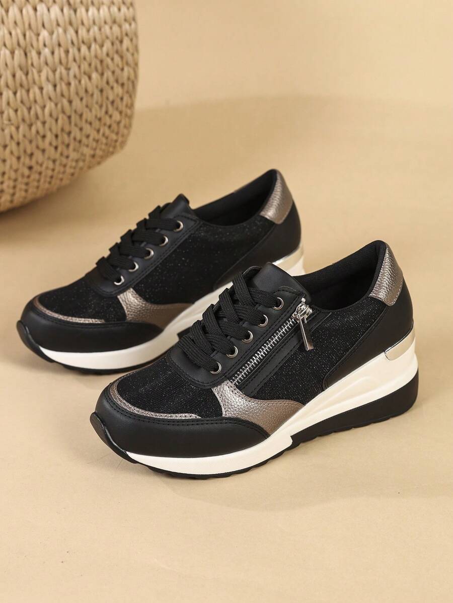 Aurelle Zip Sneakers