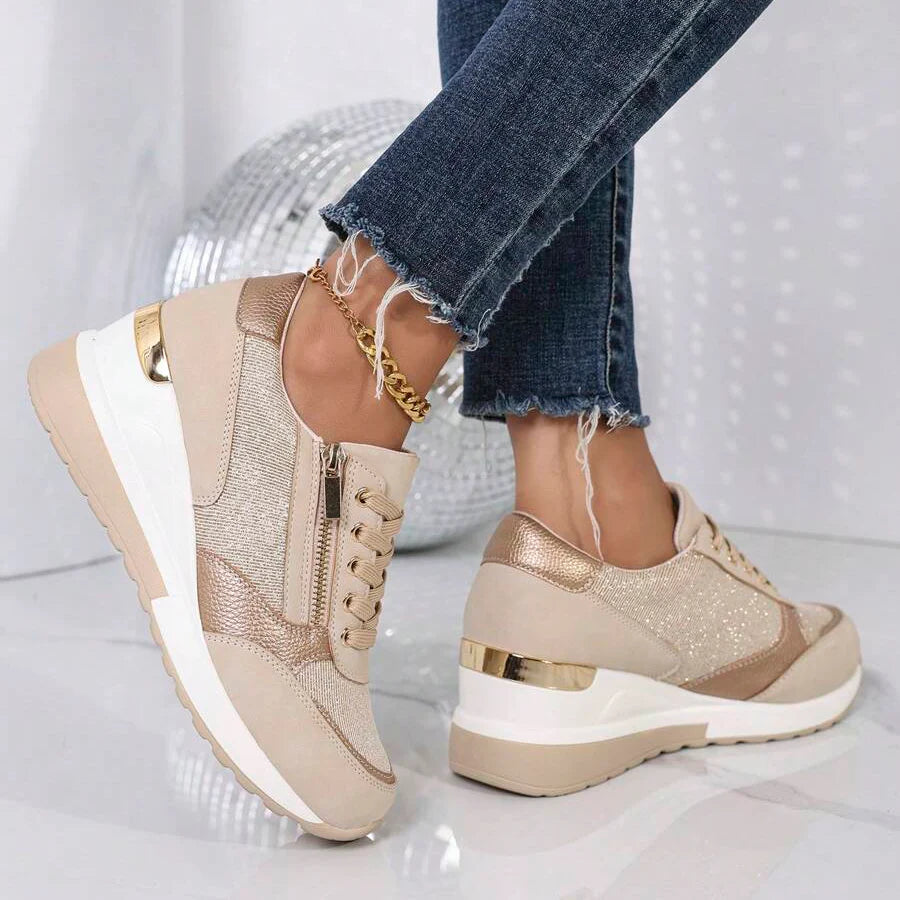 Aurelle Zip Sneakers