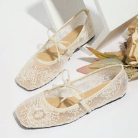 Elowen Lace Mary Jane Ballerinas