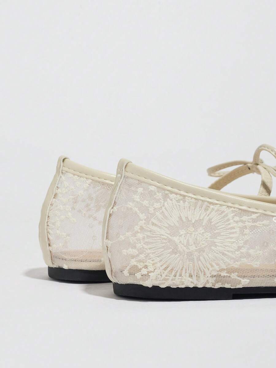 Elowen Lace Mary Jane Ballerinas