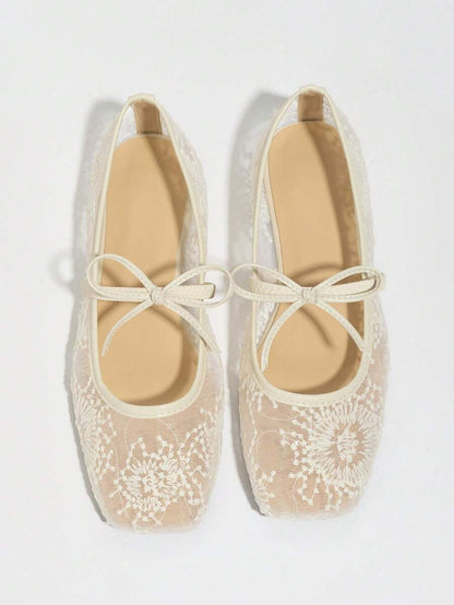 Elowen Lace Mary Jane Ballerinas