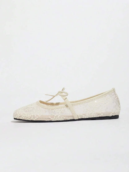 Elowen Lace Mary Jane Ballerinas