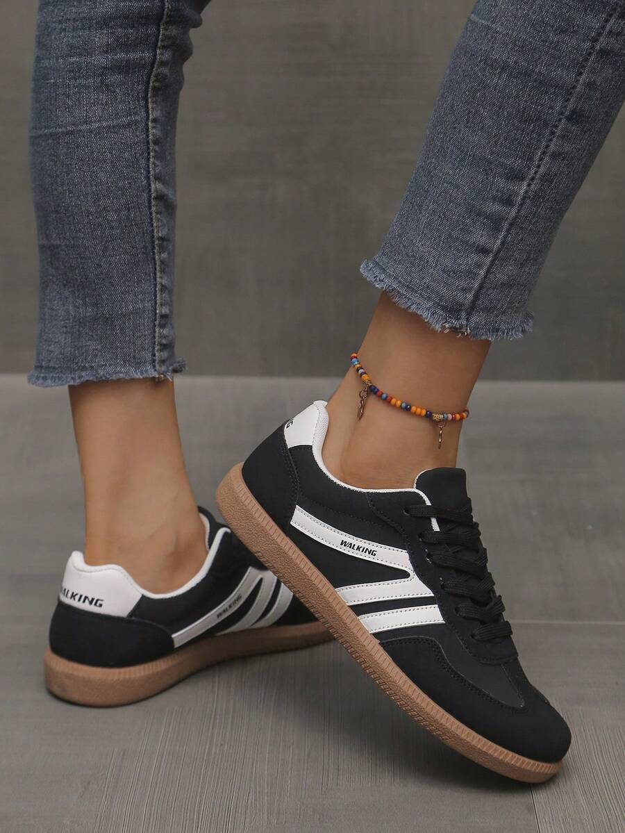Camden Court Black Gum Sneakers