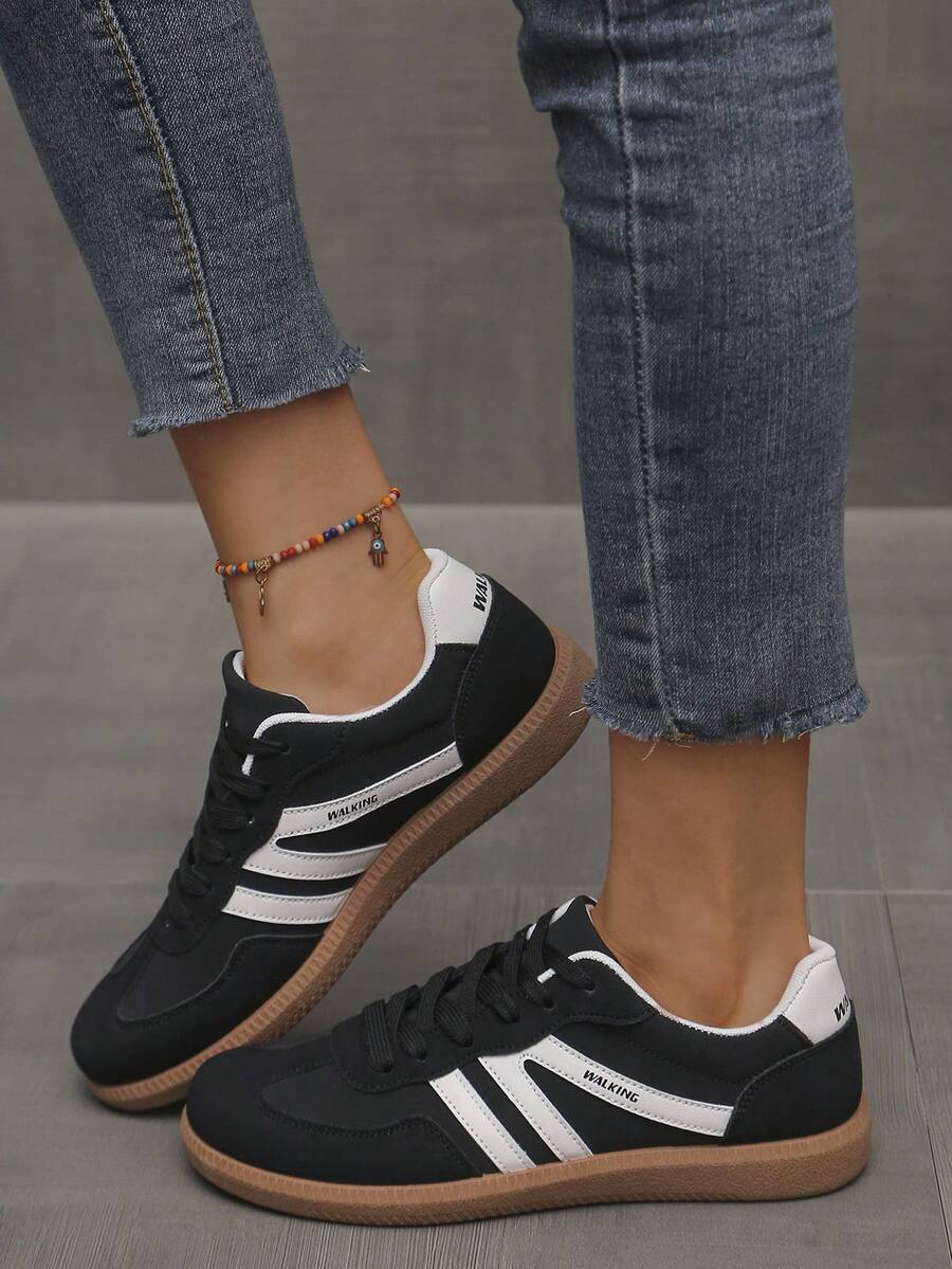 Camden Court Black Gum Sneakers