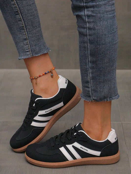 Camden Court Black Gum Sneakers