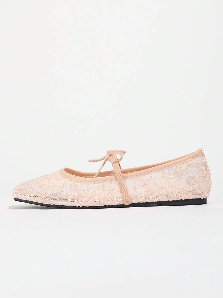 Elowen Lace Mary Jane Ballerinas