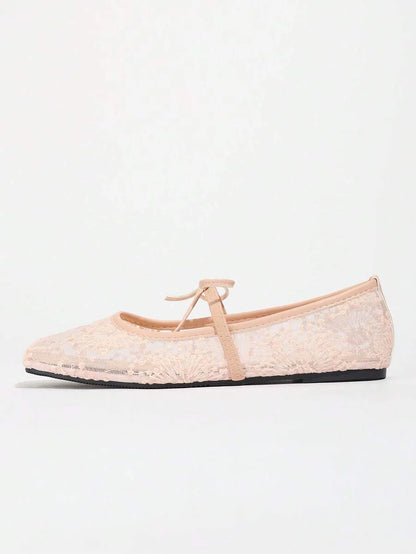 Elowen Lace Mary Jane Ballerinas