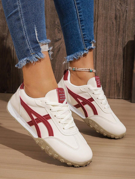 Women’s Retro Striped Non-Slip Sneakers