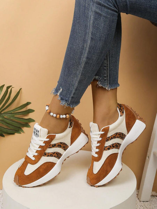 Women’s Retro Platform Colorblock Sneakers