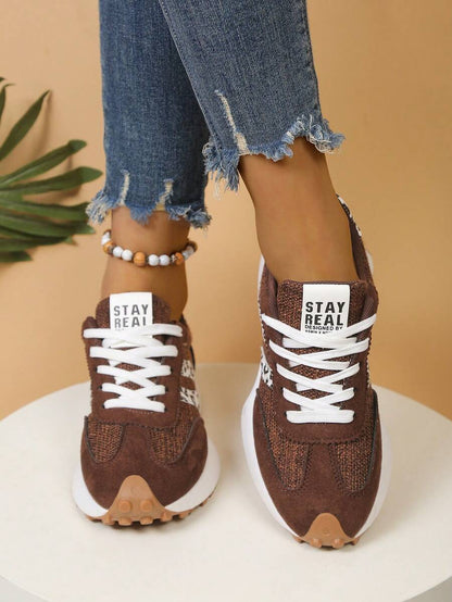 CloudLane Stripe Casual | Dark Mocha Leopard