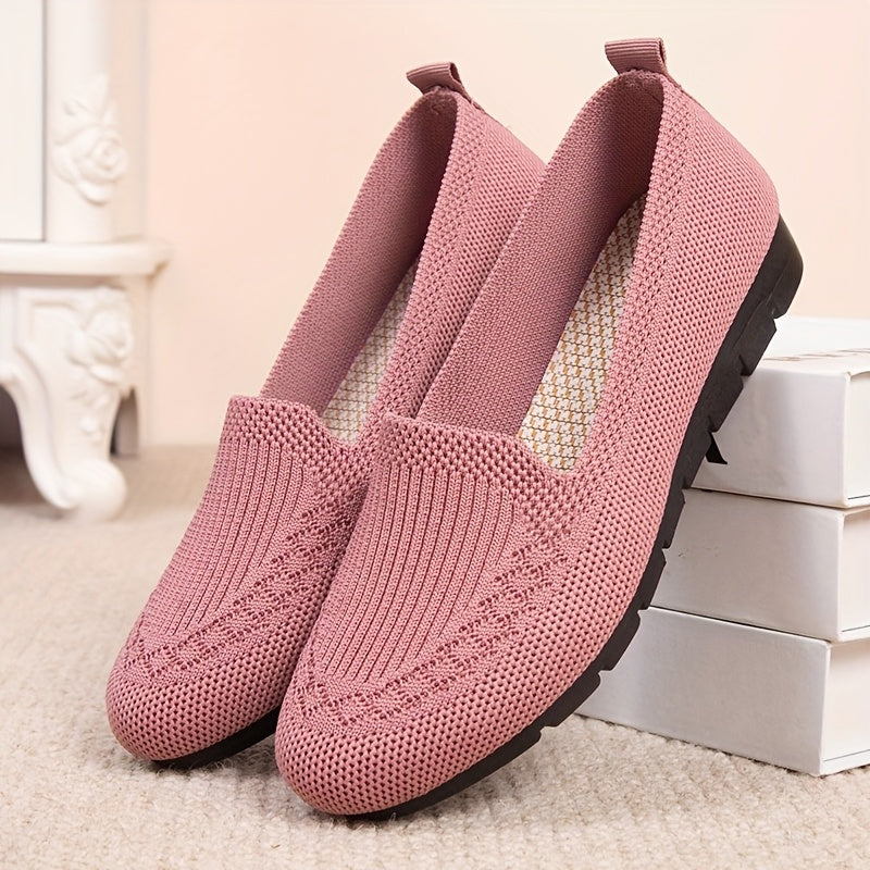 KnitEase Slip-On Loafers