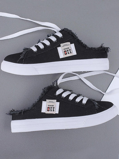 Denim Mule Sneakers