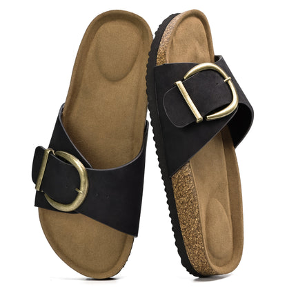 Arco Cork Buckle Sandals