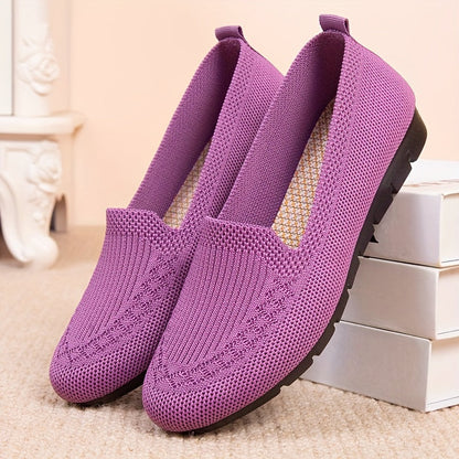 KnitEase Slip-On Loafers