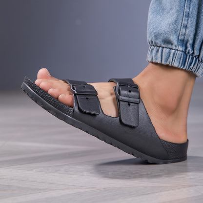 Mono Buckle Comfort Slides