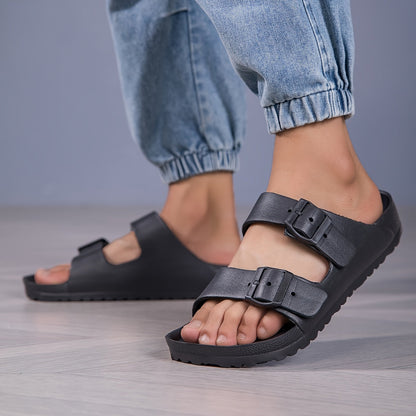 Mono Buckle Comfort Slides