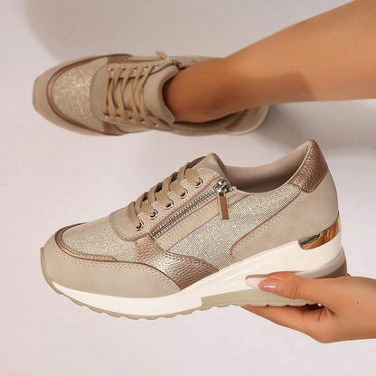 Aurelle Zip Sneakers