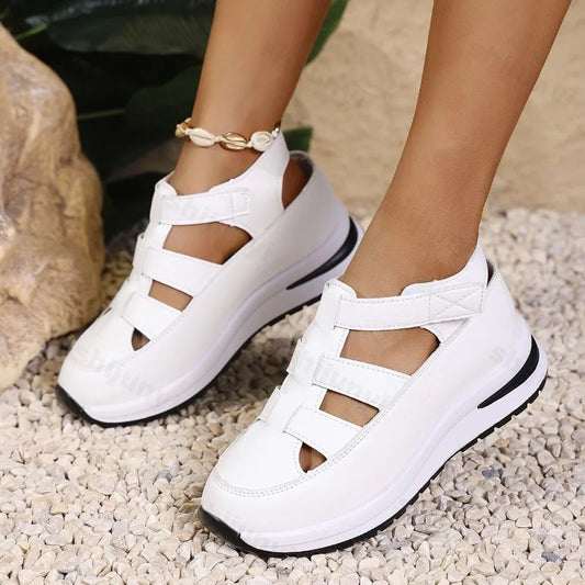 Solenne Casual-Plateau-Sandalen