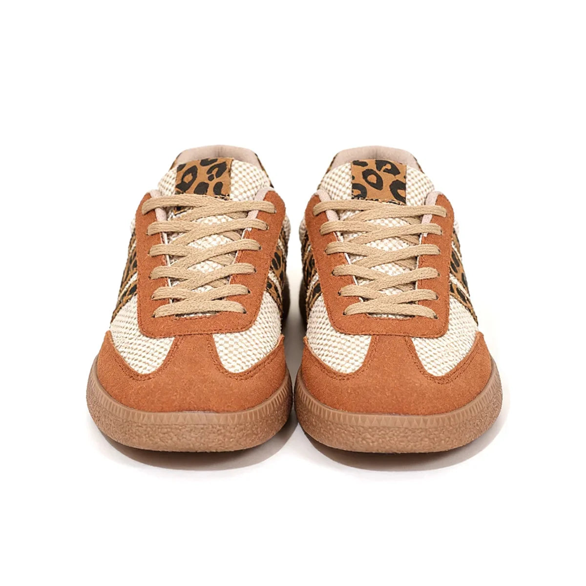 Samba Retro Brown/Beige Leopard Sneakers