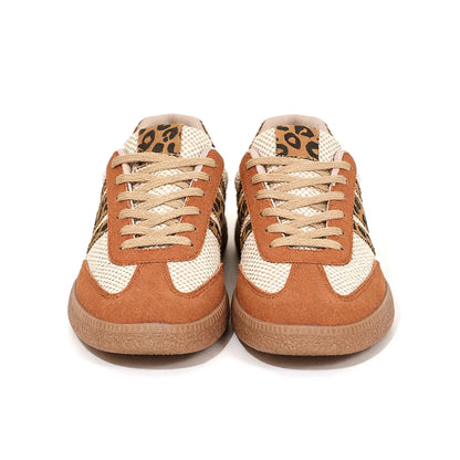 Samba Retro Brown/Beige Leopard Sneakers