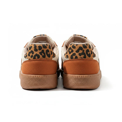 Samba Retro Brown/Beige Leopard Sneakers