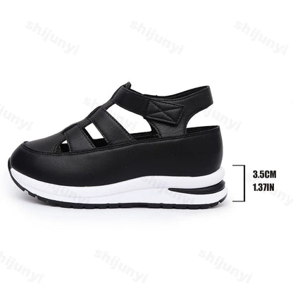 Solenne Casual-Plateau-Sandalen