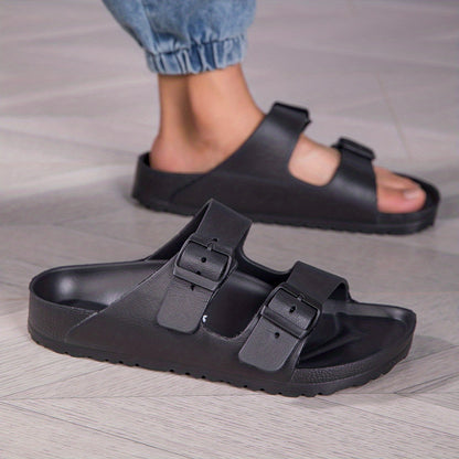 Mono Buckle Comfort Slides