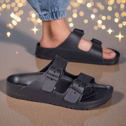 Mono Buckle Comfort Slides