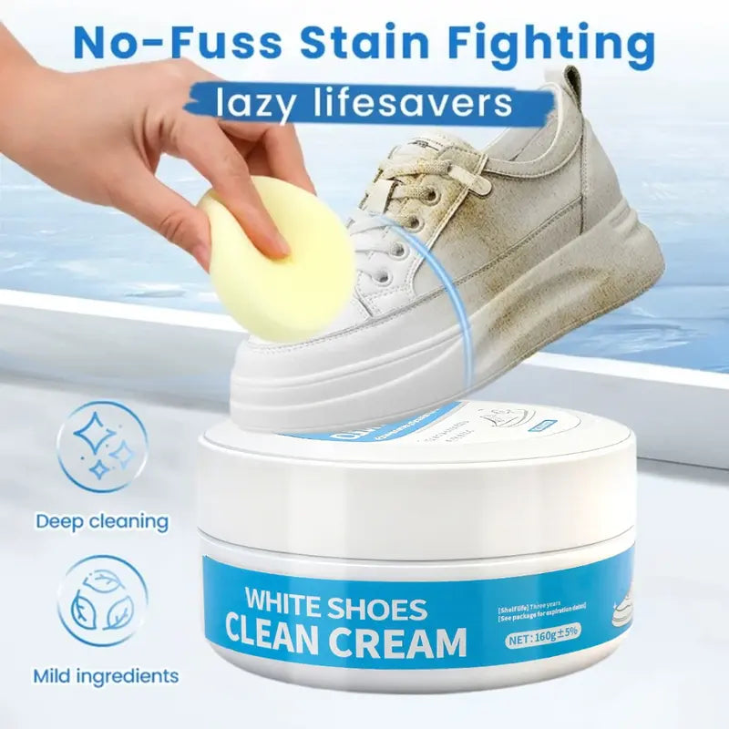 PureStep Schuhreinigercreme für weiße Schuhe