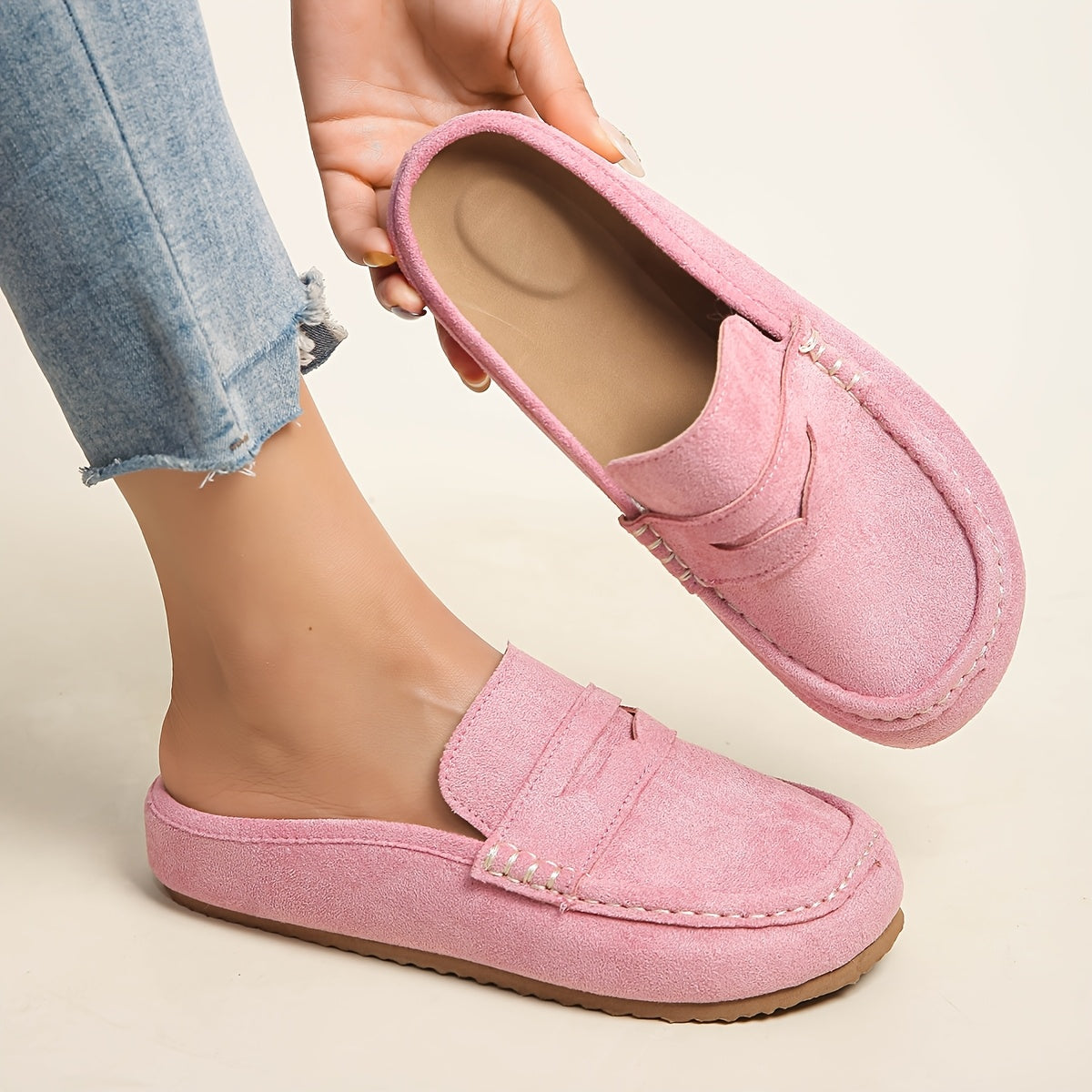 SoftStep Suede Mule Loafers