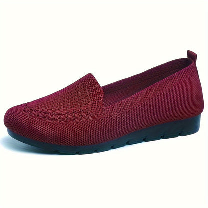 KnitEase Slip-On Loafers