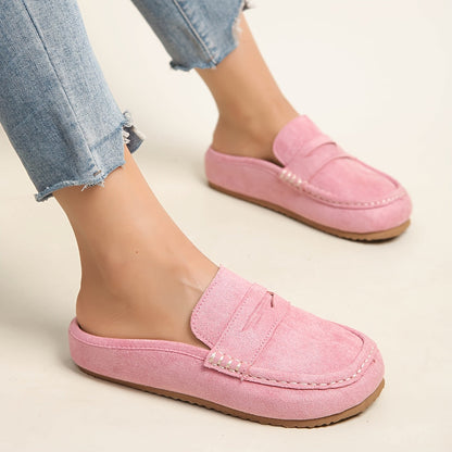 SoftStep Suede Mule Loafers