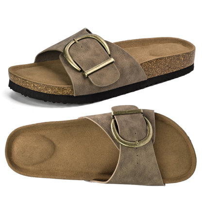 Arco Cork Buckle Sandals