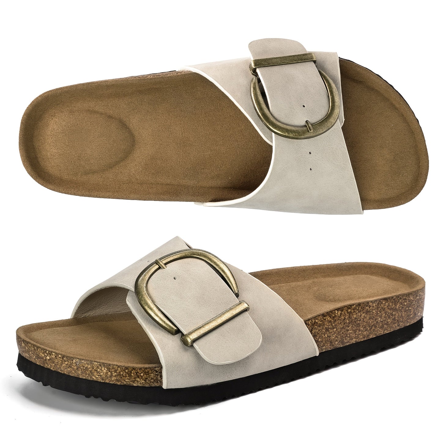 Arco Cork Buckle Sandals
