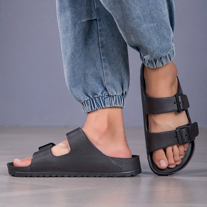 Mono Buckle Comfort Slides